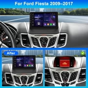 9-inch Car Radio Stereo Android 15 with Carplay and Android Auto GPS Navi Head Unit for Ford Fiesta 2009-2017