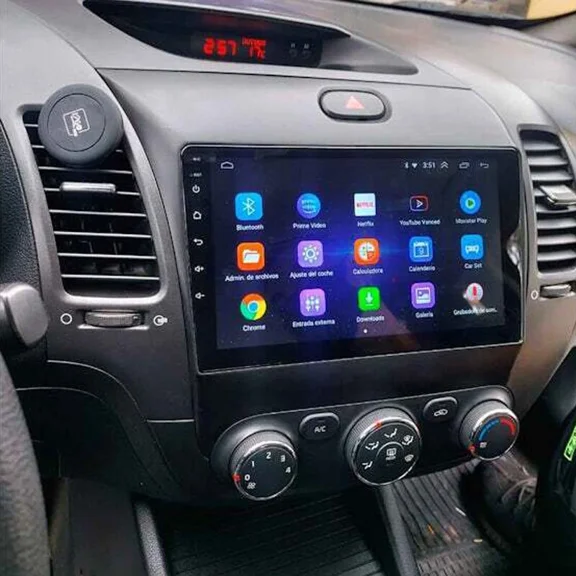 9 inch Car Stereo with Carplay Android Auto fit For KIA Cerato K3 Forte 2013-2018 Double Din Android 13.0 Touch Screen Car Radio Receiver w/WiFi GPS Navigation Bluetooth Backup Camera - 2+32G