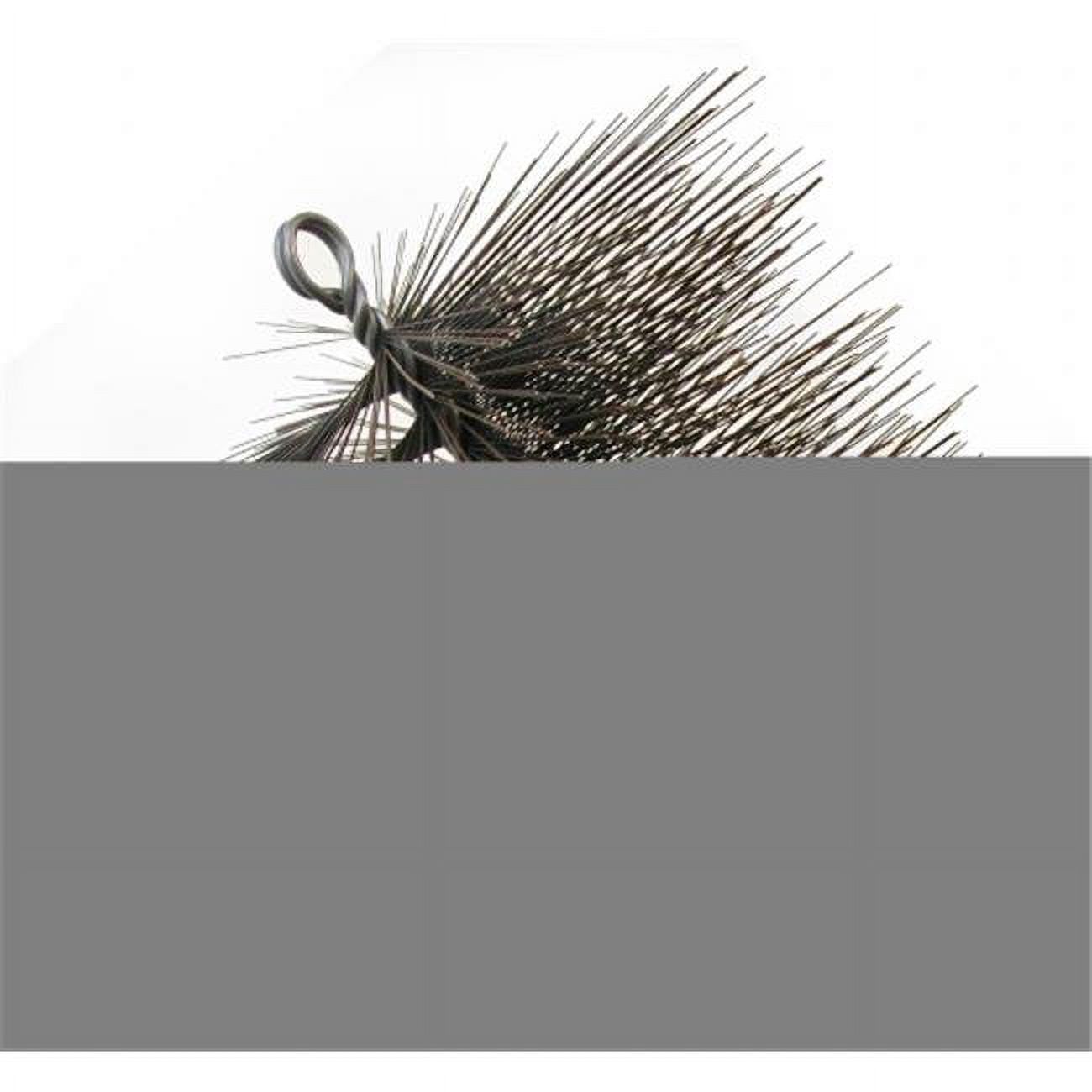 Meeco's Red Devil 6-Inch Round Wire Chimney Brush - Low Profile Flue Cleaner