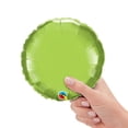 thumbnail image 1 of 9 inch Circle - Lime Green (Air-Fill Only) Foil Mylar Balloon - Party Supplies Decorations, 1 of 2
