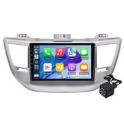 9-inch Linux Car Stereo for Hyundai Tucson 2015-2018 IPS Touchscreen Screen Car Radio with Carplay & Android Auto Support Aftermaket Camera FM Bluetooth SWC