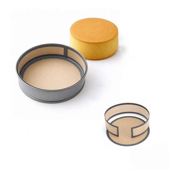 9 inch Silicone Baking Mat, Prevent Cake from Sticking to Bottom and Side, Reusable Cake Pan Liners for Cheesecake Baking for Springform Pan, Easy Clean & Release,1 Pcs, Gray