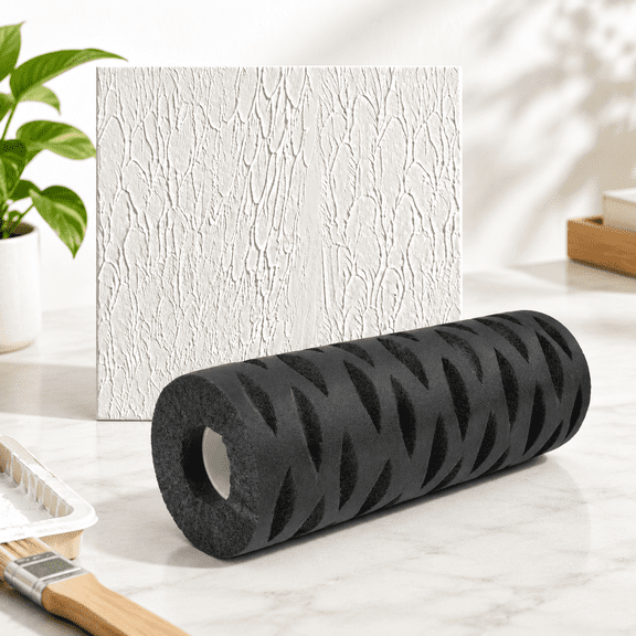 9-inch Tree Bark Pattern Drywall Texture Roller for Walls and Ceilings