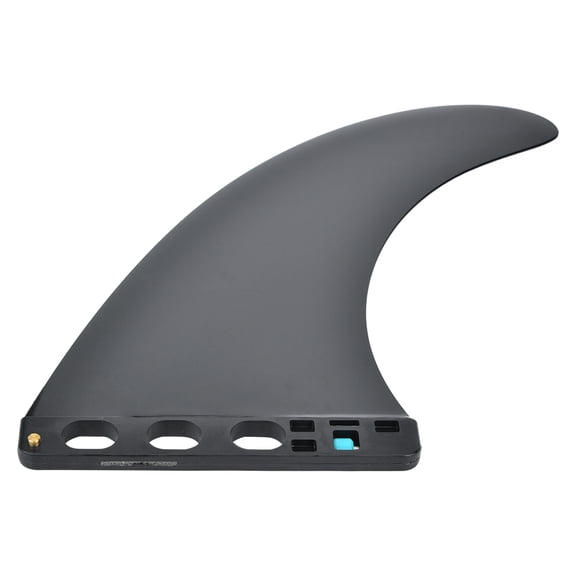 9 inch Water Board Fin High-Speed Surfboard Tail Rudder Split Surfing Fin Replacement, Heavy-Duty PVC Fiberglass Tracking Fin for Canoes & Paddleboards (10.6 in / 27 cm Black)