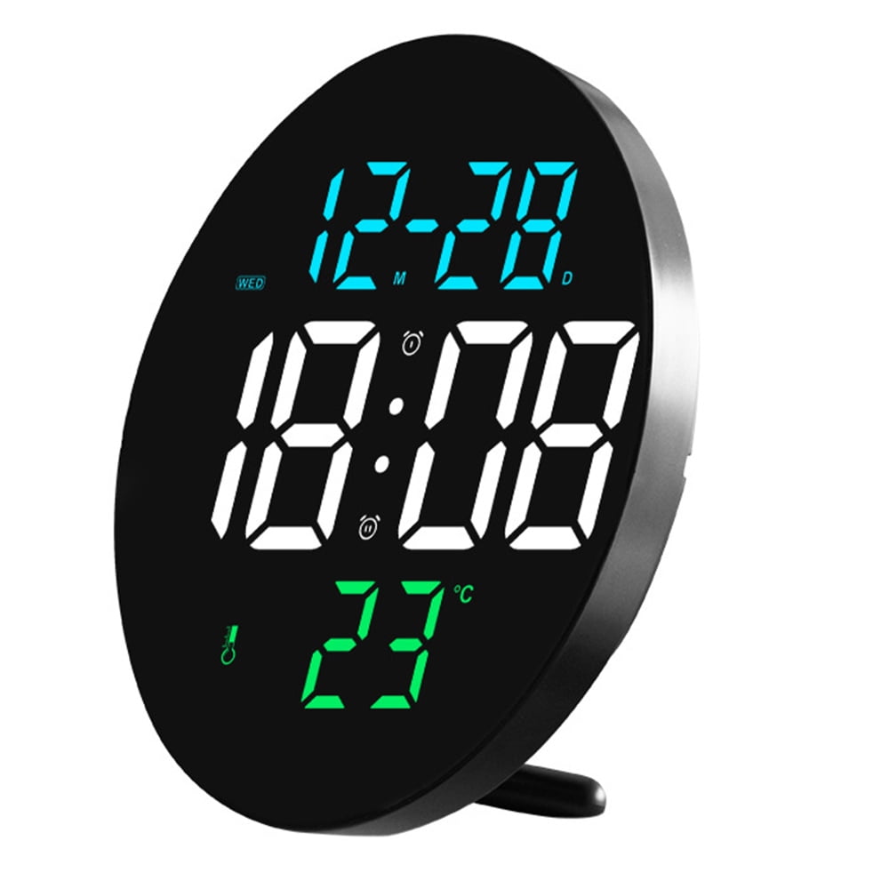 9inch creative dualpurpose LED clock multifunction living room clock
