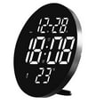 thumbnail image 1 of 9-inch creative dual-purpose LED clock multi-function living room clock bedside clock, 1 of 5