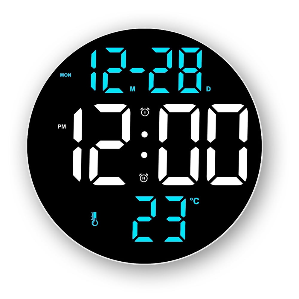 9inch creative dualpurpose LED clock multifunction living room clock