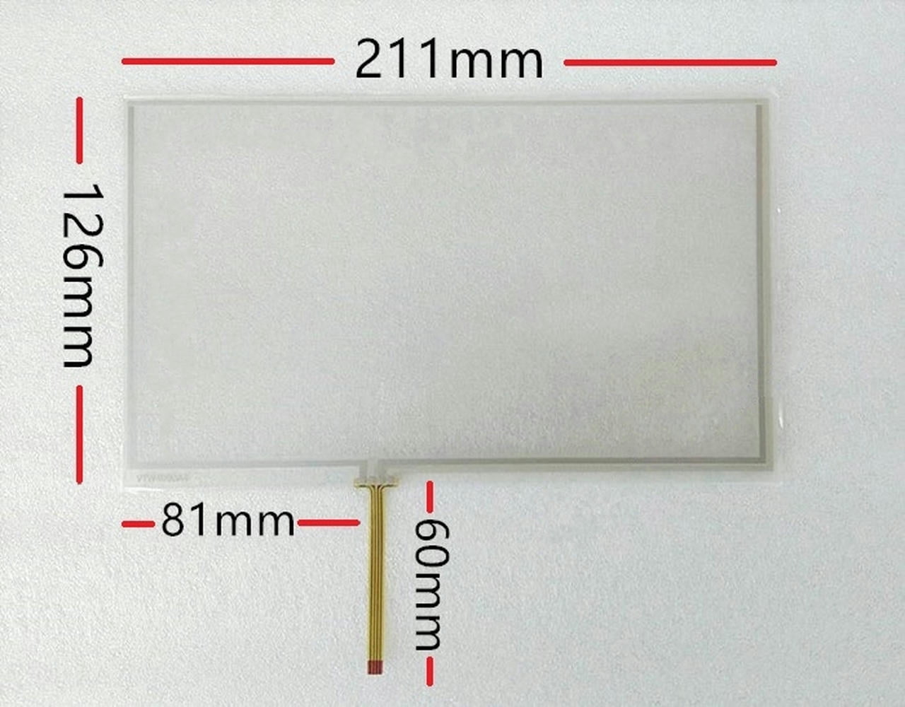 9-inch touch screen 4 wire for navigation vehicle industrial industrial ...