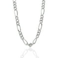 thumbnail image 1 of 9 mm Figaro Men's Link Chain Necklace Stainless Steel Jewelry for Men, 1 of 3