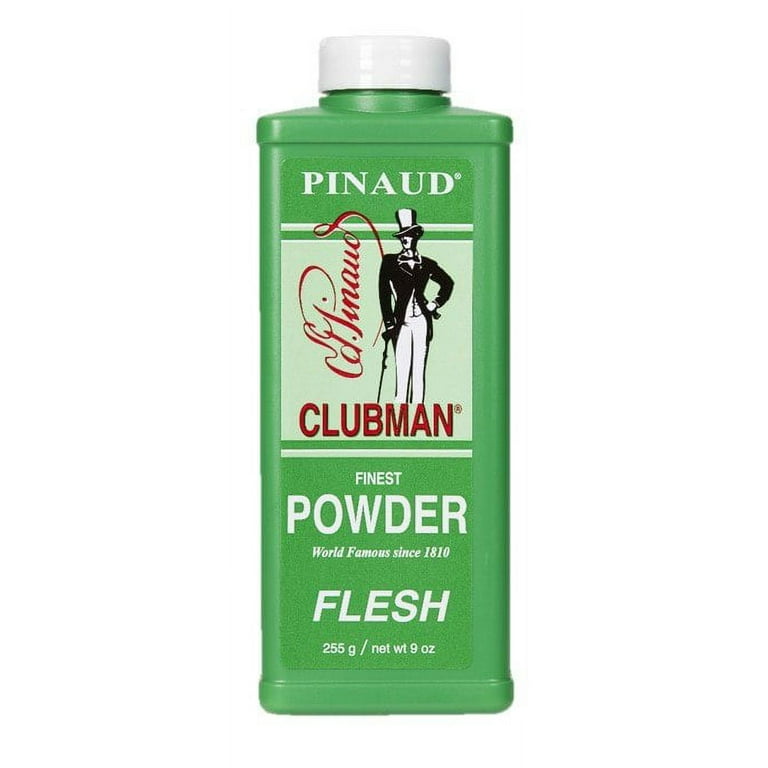 9 oz Clubman Finest Powder Flesh Hair Scalp Skin Body Pack