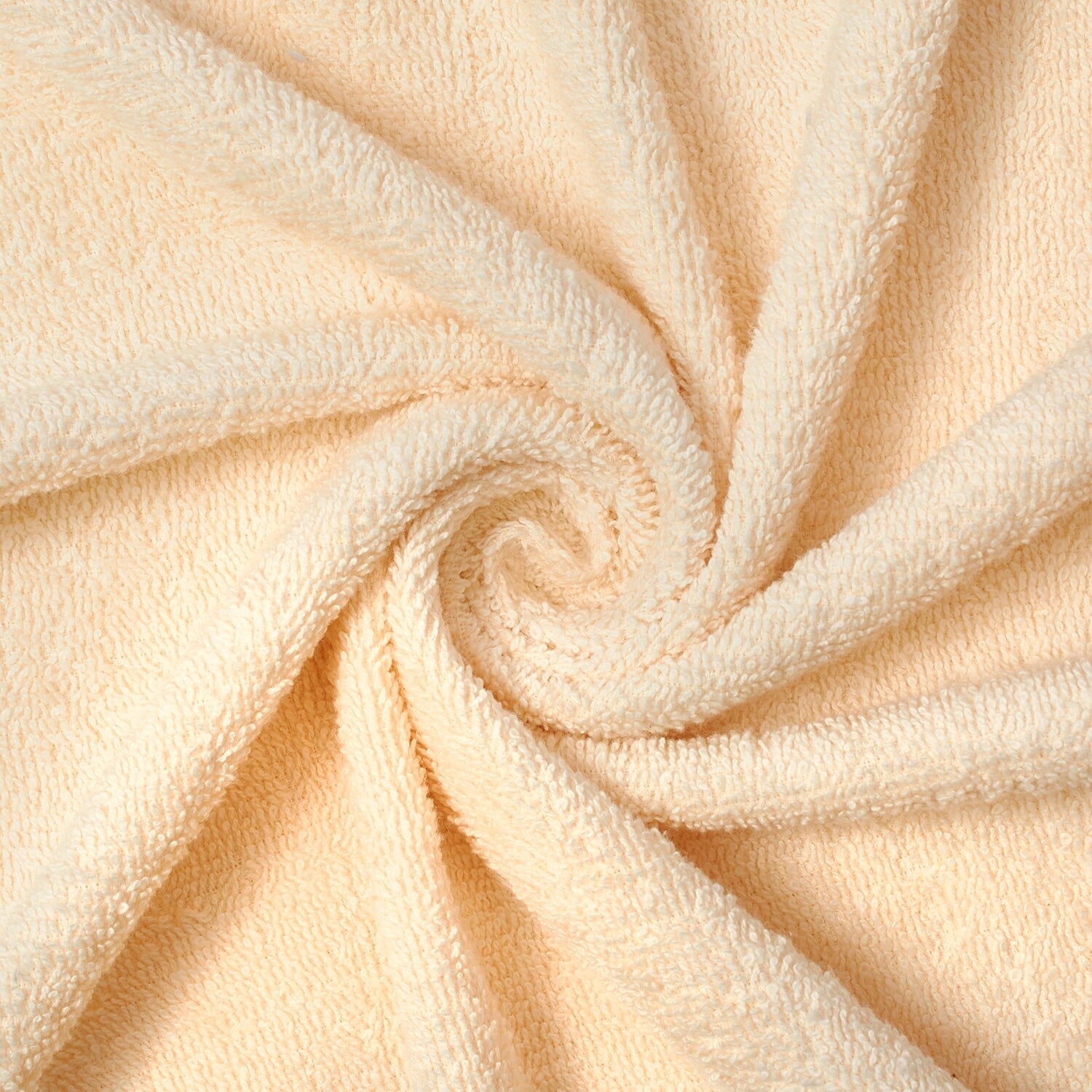 9 oz Cotton Terry Cloth Hypoallergenic 44/45" Fabric By The Yard - Beige (1 Yard)