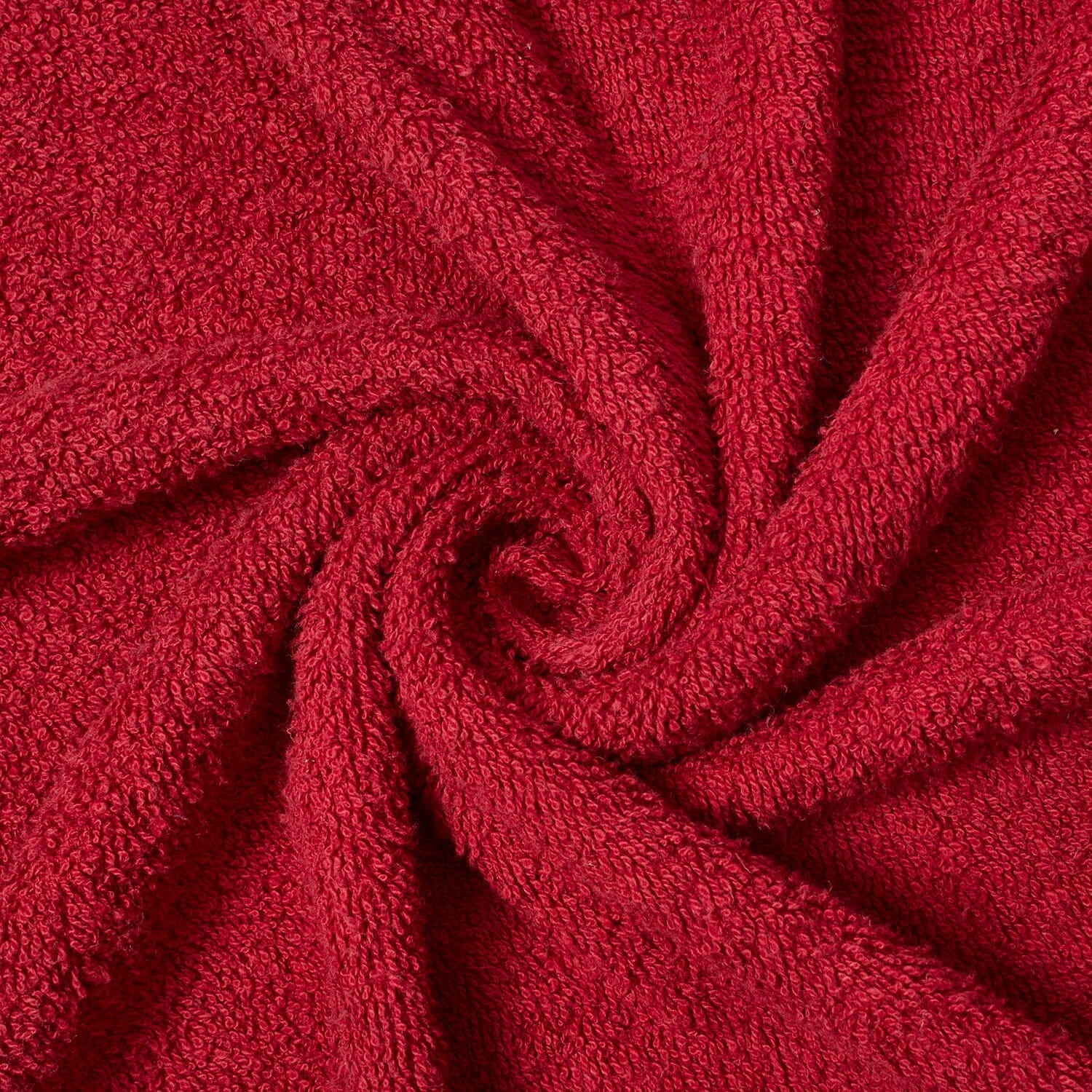 9 oz Cotton Terry Cloth Hypoallergenic 44/45" Fabric By The Yard - Burgundy (1 Yard)