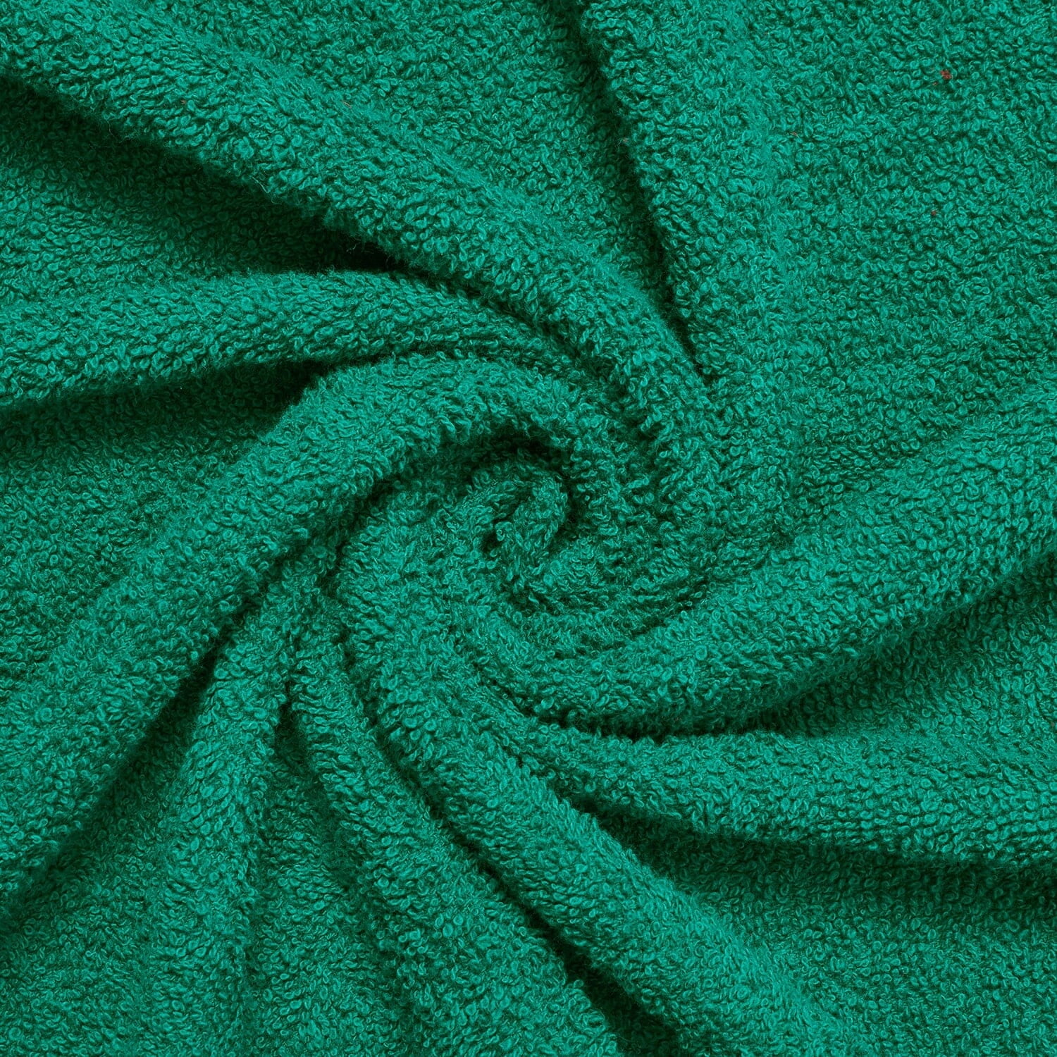 9 oz Cotton Terry Cloth Hypoallergenic 44/45" Fabric By The Yard - Hunter Green (1 Yard)