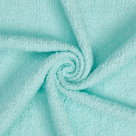 9 oz Cotton Terry Cloth Hypoallergenic 44/45" Fabric By The Yard - Mint (1 Yard)