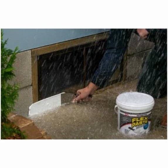 9 oz Flex Paste Super Thick Waterproof Rubberized Paste, White