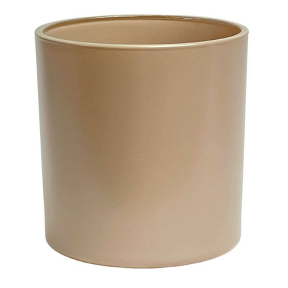 9 oz. Monticiano Matte Dulce de Leche Empty Candle Jar candle vessels for DIY candle-making projects (Box of 12) FREE SHIPPING