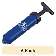 (9 pack) Athletic Works 8 in. Manual Plastic Air Pump with Inflation Needle