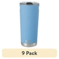thumbnail image 1 of (9 pack) BUILT Torrent 20 oz Double-Wall Insulated Stainless Steel Tumbler Water Bottle, Sky Blue, 1 of 15