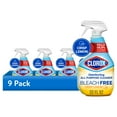 thumbnail image 1 of (9 pack) Clorox Disinfecting Bleach-Free All Purpose Cleaner, Crisp Lemon, 32 fl oz, 1 of 13