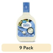 (9 pack) Great Value Classic Ranch Dressing & Dip, 36 fl oz