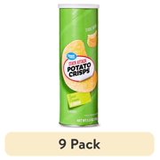 (9 pack) Great Value Stack Attack Sour Cream and Onion Potato Crisps, 5.5 oz