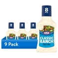 thumbnail image 1 of (9 pack) Kraft Classic Ranch Dressing, 8 fl oz Bottle, 1 of 20