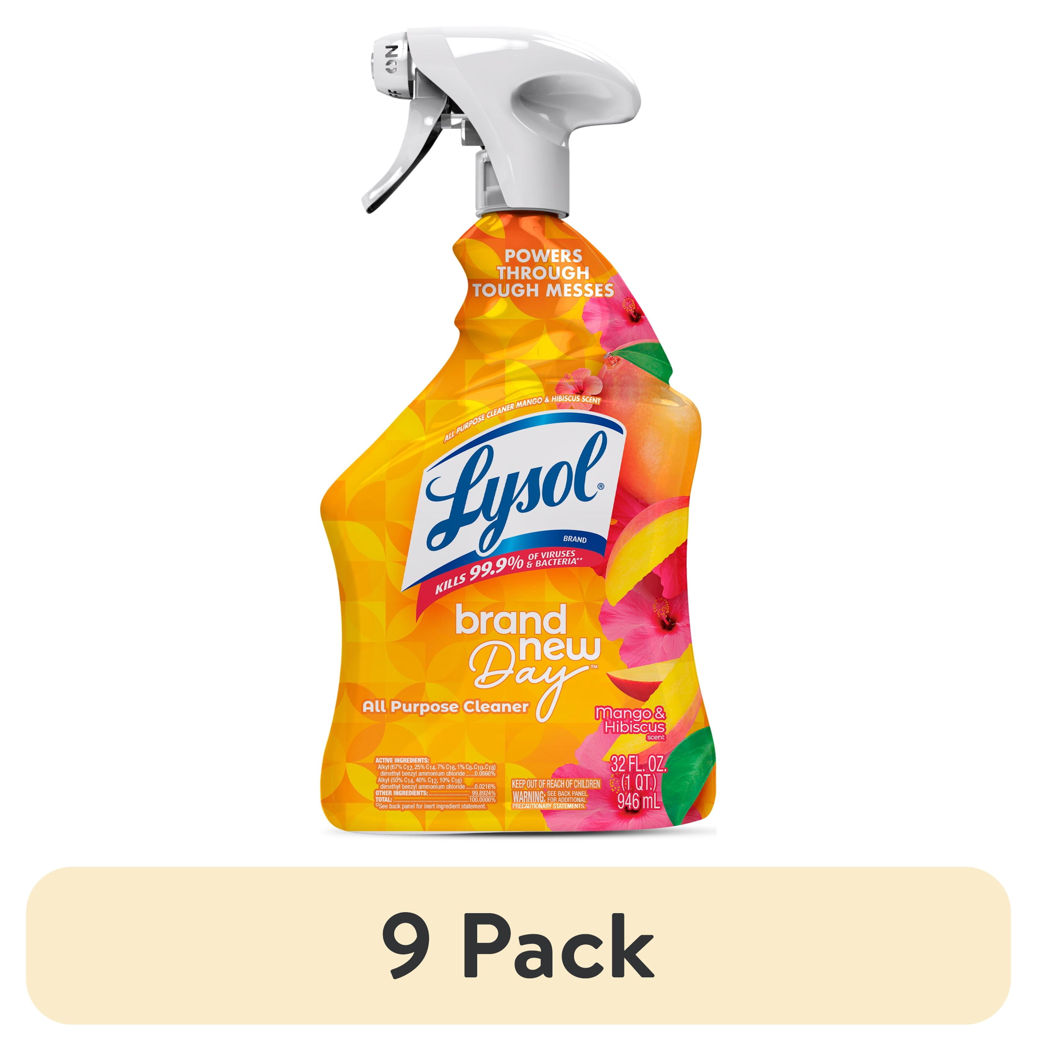 9 pack) Lysol Brand New Day All Purpose Cleaner Mango & Hibiscus