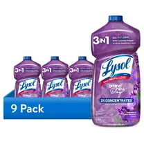 (9 pack) Lysol® Multi-Surface Cleaner, 2X Concentrated, Pourable Brand New Day, Lavender & Cotton Blossom Scent, 28 oz