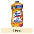 thumbnail image 1 of (9 pack) Lysol All Purpose Cleaner, 2X Concentrated Multi-Surface Disinfectant Floor Cleaner for Mopping Solution, for Bathroom & Kitchen, Mango & Hibiscus, 48 fl oz, 1 of 8