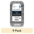 thumbnail image 1 of (9 pack) Mainstays Aluminum Mini Loaf Pans, 5 Count Disposable for Easy Cleaning 5.72" x 3.31" x 1.88", 1 of 8