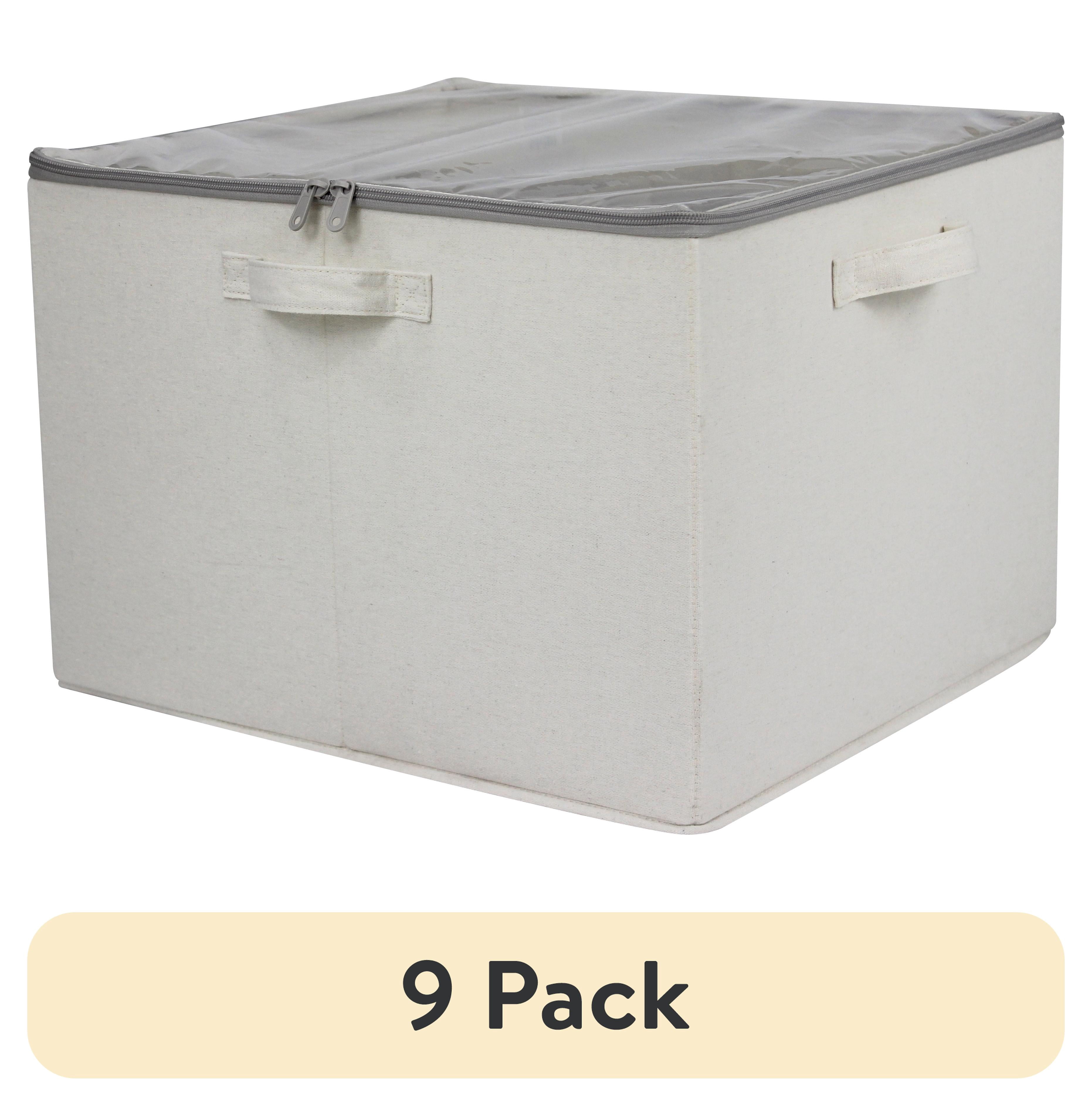 Mainstays Canvas Shoe Organizer Bin, 16 Pair Capacity, Adjustable