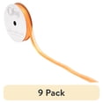 thumbnail image 1 of (9 pack) Offray 3/8"x3 Yd Sheer Elegance Ribbon-Torrid Orange, 1 of 2