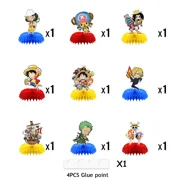 9 pack One Piece Party Honeycomb Centerpiece Table Decorations Birthday Party Decorations Theme Birthday Party Supplies