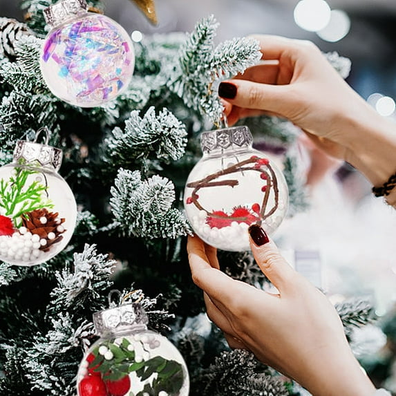 9 pc Wonderland Christmas Ball Ornament Indoor/Outdoor Christmas Tree Decoration Fall Wedding Birthday Halloween Thanksgiving Christmas Holiday Decor