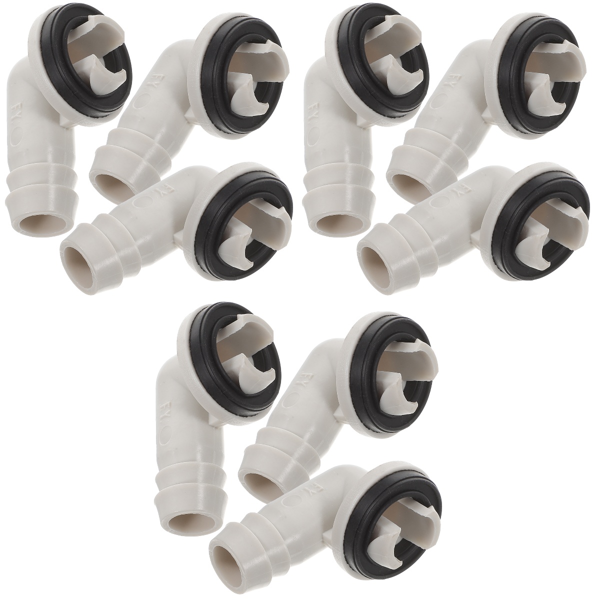 9 pcs AC Condensate Water Draining Adapter Air Conditioner Drain Hose