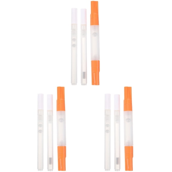 9 pcs Empty Paint Pens Refillable Paint Marker Pens Empty Graffiti Markers for Writing Drawing