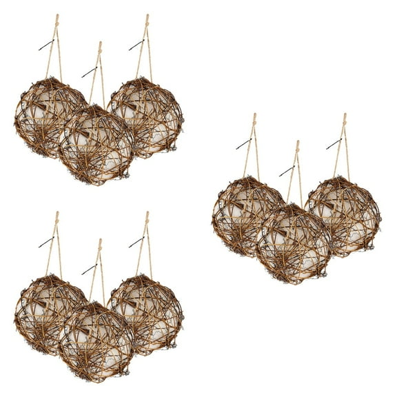 9 pcs Hummingbird Houses for Outside for Nesting Bird Nesting House Hummingbird Nesting Balls