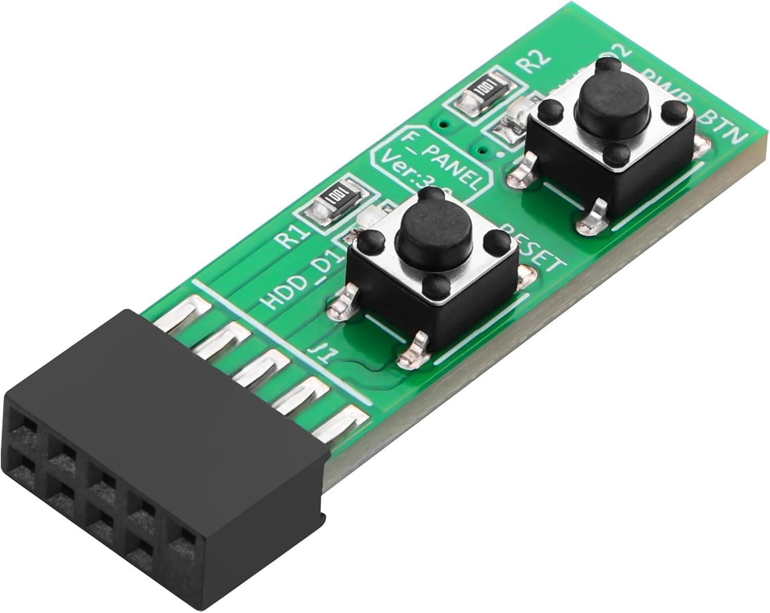 9 reset / power on / off switch board adapter test, suitable for desktop computer motherboards