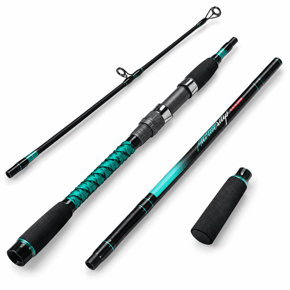 9'-spinning-4pc Carbon Fiber Saltwater Surf Fishing Rod Portable Travel