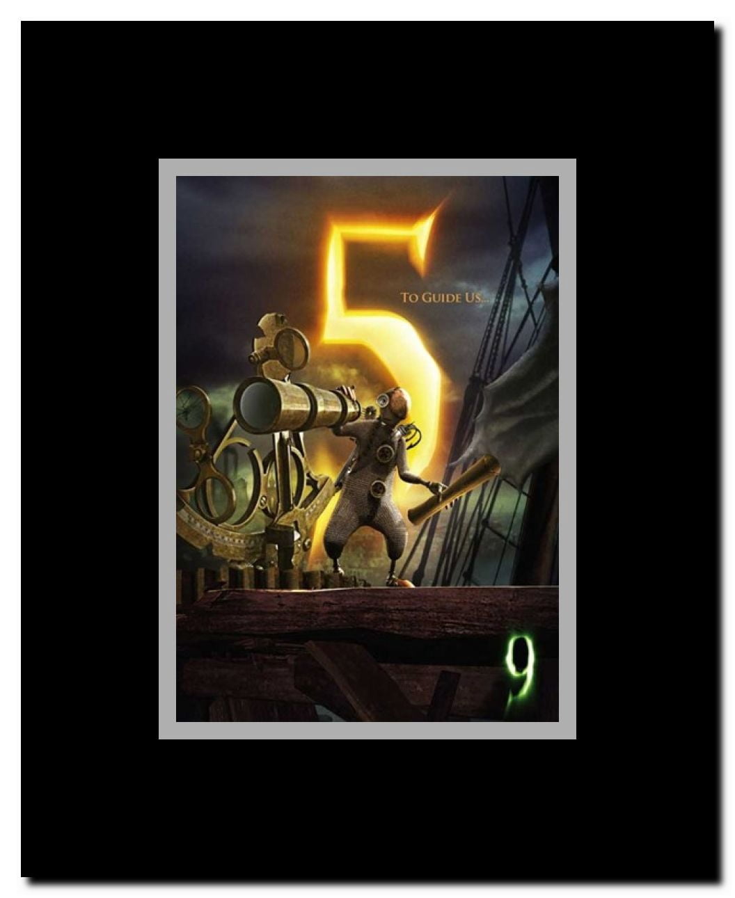 9 - style D Framed Movie Poster