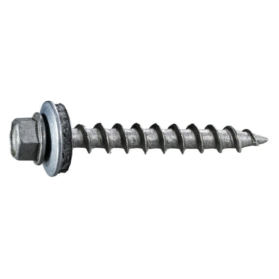 #9 x 1-1/2" Galvanized Hex Head Pole Barn Self-Drilling Screws (100 pcs.)