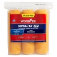 thumbnail image 1 of 9 x 1/2 Nap Wooster RR927 Super/Fab FTP High Capacity Roller Cover, 3-Pack, 1 of 1