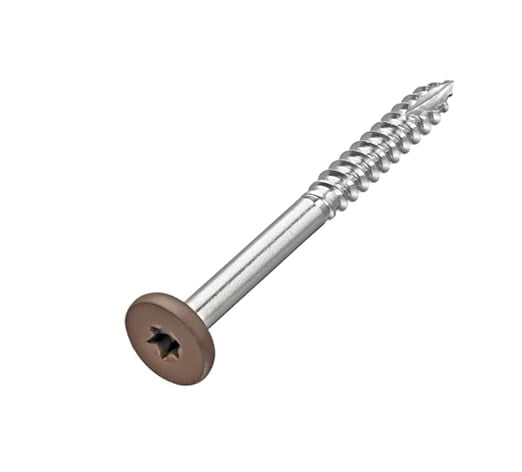 #9 x 1-7/8 in. Stainless Steel Star Drive Pan Head Composite Fascia Screw (100-Pack) (Brazilian Ipe)