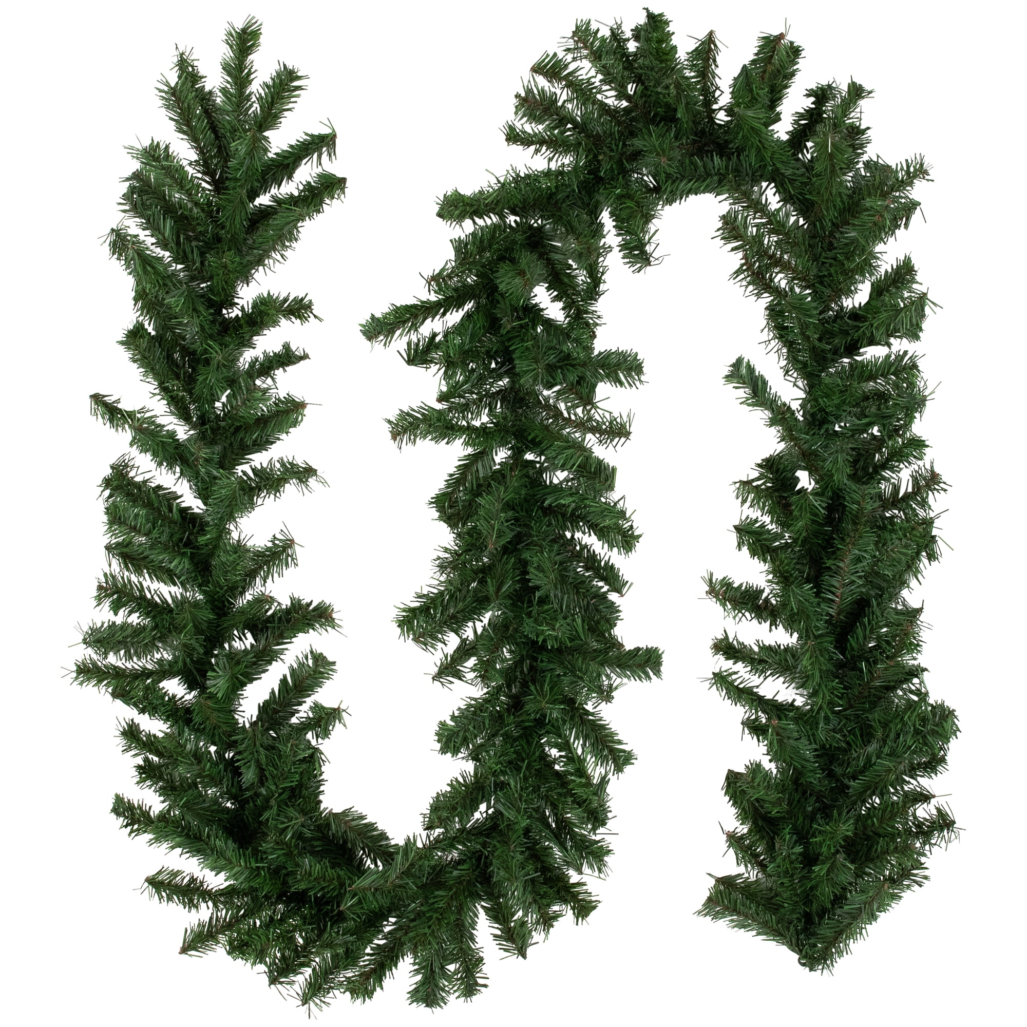 Pine 9ft x 10 Artificial Christmas Garland - Unlit Decor - Walmart.com