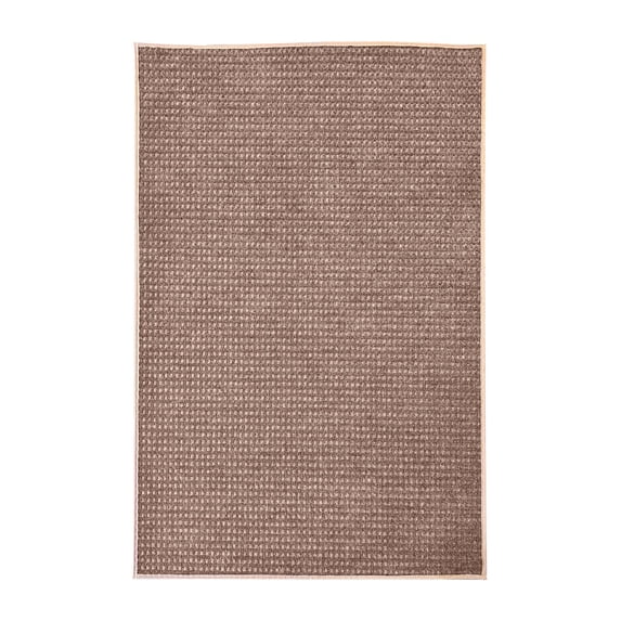 Koeckritz Rugs Waffle Indoor/Outdoor Espresso Area Rug, 9' x 10'