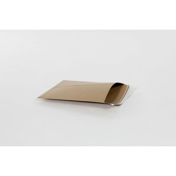 SSBM 9 x 11 1/2"Kraft Stayflat Mailer Self-Seal, Plus Mailer, Rigid Mailing Envelopes 100/Pack