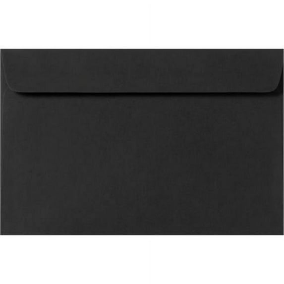 9 x 12 Booklet Envelopes - Midnight Black (50 Qty.)