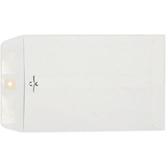 9 x 12 Clasp Envelopes - 28lb. Bright White (500 Qty.)