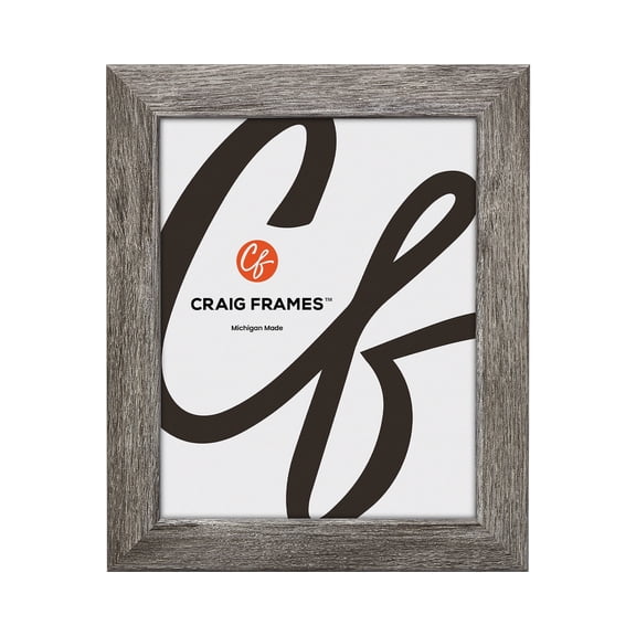 9 x 12 Gray Barnwood Picture Frame Rustic Bauhaus Series