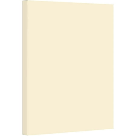 9 x 12 Inches Colored Cardstock Paper 67lb, Vellum Bristol - 50 Sheets Per Pack. (Cream)